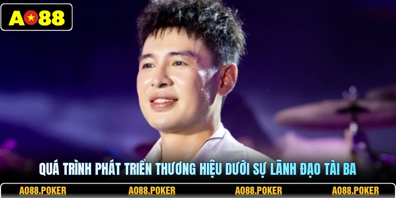 Quá trình phát triển thương hiệu dưới sự lãnh đạo tài ba