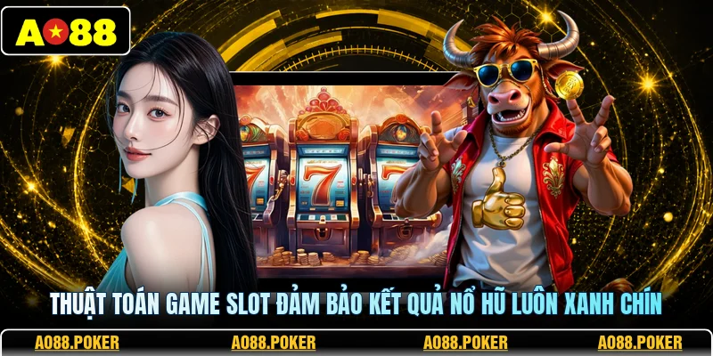 Thuật Toán Game Slot AO88 - Cơ Chế Vận Hành Công Bằng 2 Thuật toán game slot đảm bảo kết quả nổ hũ luôn xanh chín
